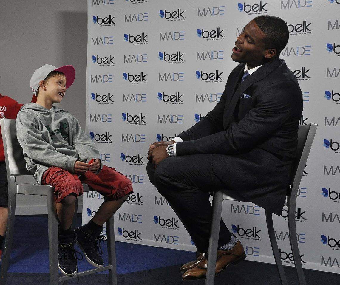 Former Carolina Panthers star quarterback Cam Newton once launched a menswear line for Belk called Made.