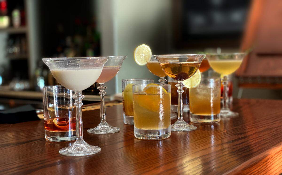 Mixologist Bob Peters curated a cocktail menu for Alchemy that includes drinks such as Campari Queen, Tea Bird and Turning Blue. Wine and local beer will be available, as well.