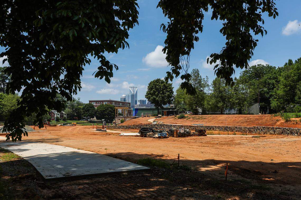 Construction is underway on a $6 million upgrade at Independence Park at Hawthorne Lane and 7th Street. The 115-year-old park is the oldest in Charlotte.