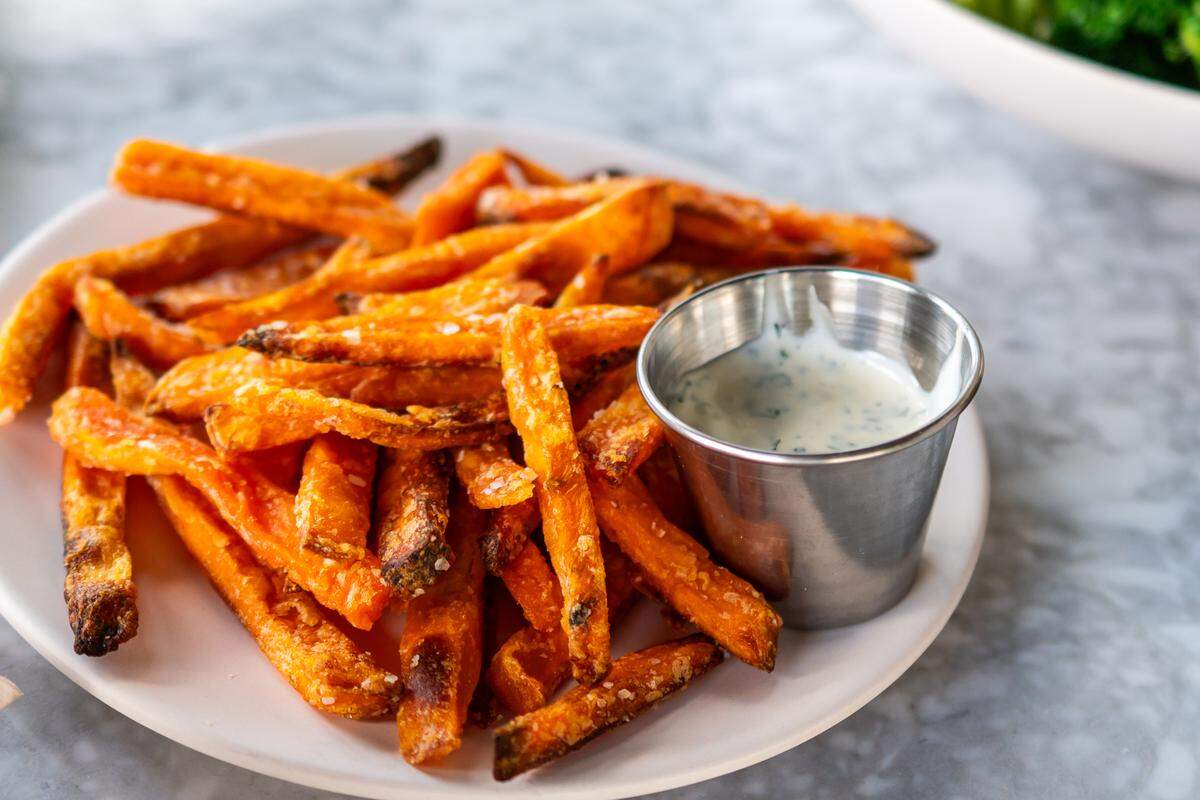 Flower Child’s sweet potato fries.