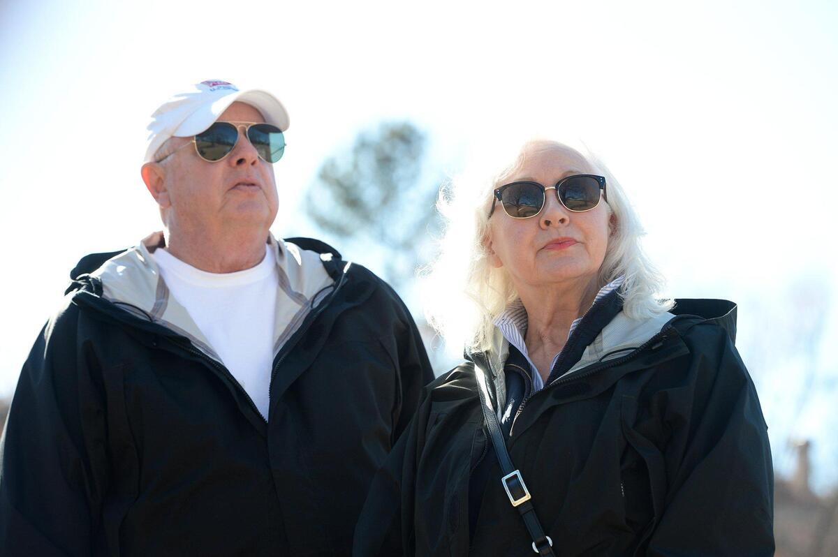Chris and Ellie McIntire have lived in Piper Glen for more than 20 years and have documented not only the eagles that nest near the golf club’s driving range but the flooding that occurs there. .