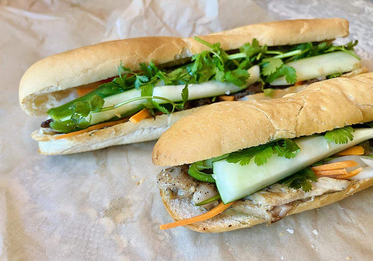 Banh mi sandwiches at 220C Banh Mi.