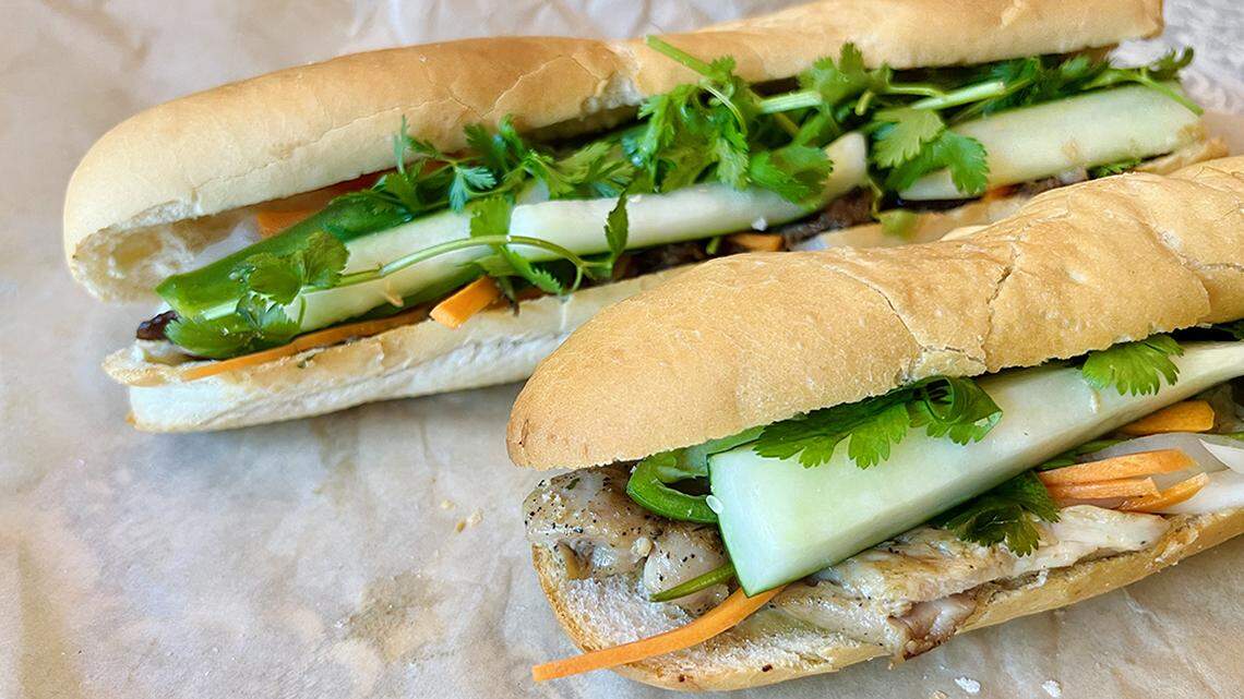 Banh mi sandwiches at 220C Banh Mi.