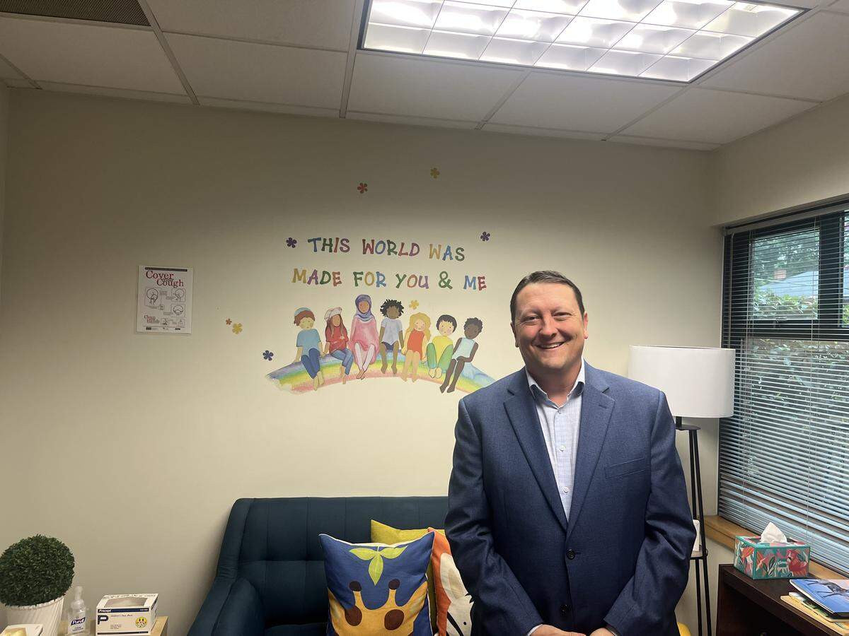 Children’s Advocacy Center of Charlotte CEO Andrew Oliver in 2025.