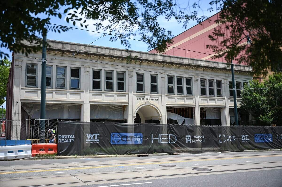 The Court Arcade building on 725 East Trade Street on Thursday, June 25, 2026.