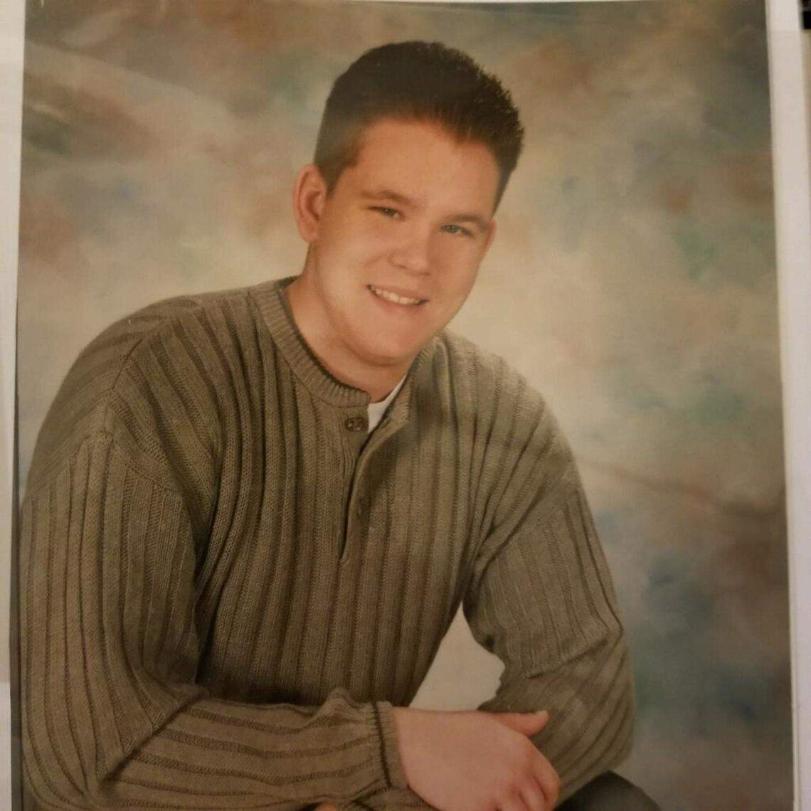 Ryan Krok’s high school yearbook photo.