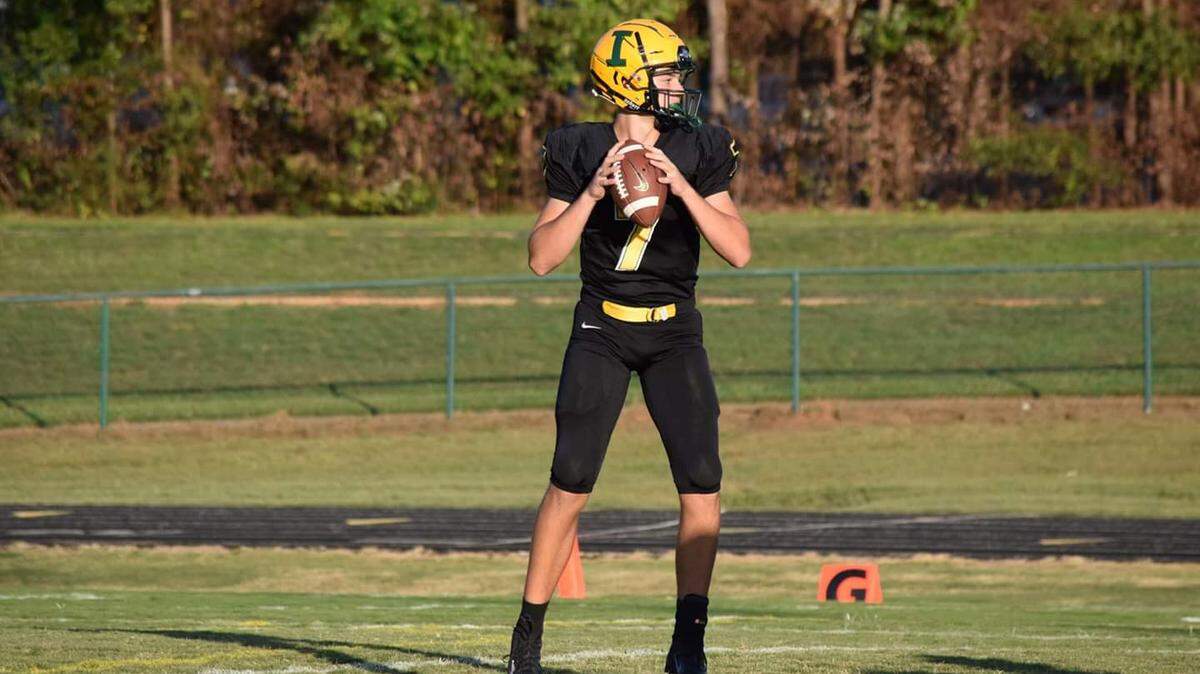 Independence High quarterback Luke McPhail threw for six touchdown passes in the Patriots’ season-opening win over Hopewell Friday