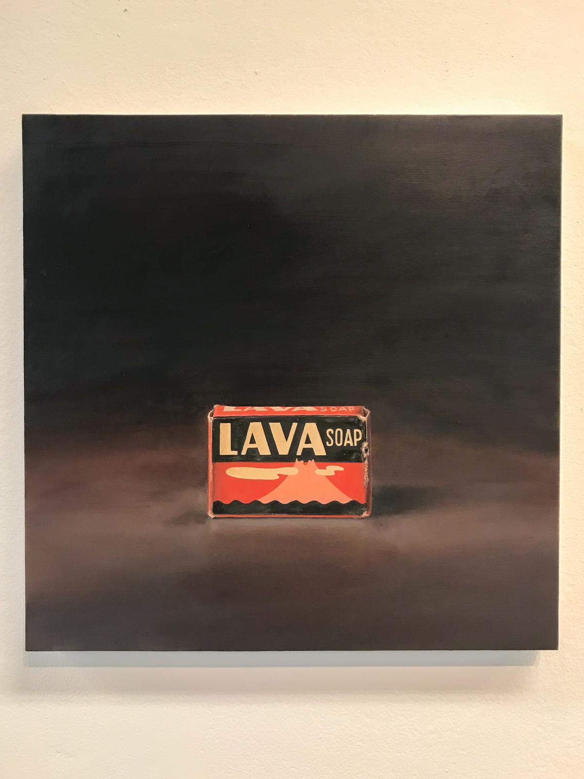 Charlotte artist Chris Clamp paints everyday objects like this bar of Lava soap. He likes to paint items that tell a story or spark a memory. This bar of soap reminds him of his grandfather, who used this soap daily after working on his farm. Clamp is one of six artists-in-residence this summer at the McColl Center for Art + Innovation.
