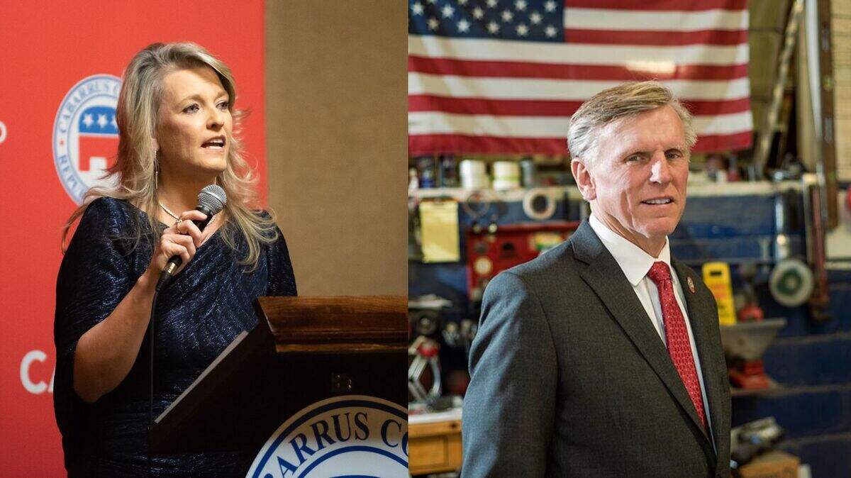 N.C. House Reps. Holly Edwards (left) and Kevin Crutchfield (right) filed protests with the Cabarrus County Board of Elections, claiming the county’s Republican Party members unfairly influenced the March 5 primary election.