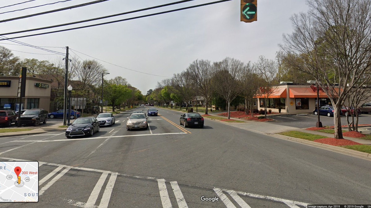 This is the area where police interviewed a Charlotte woman who said she was assaulted by a group of ATV and dirt bike riders.