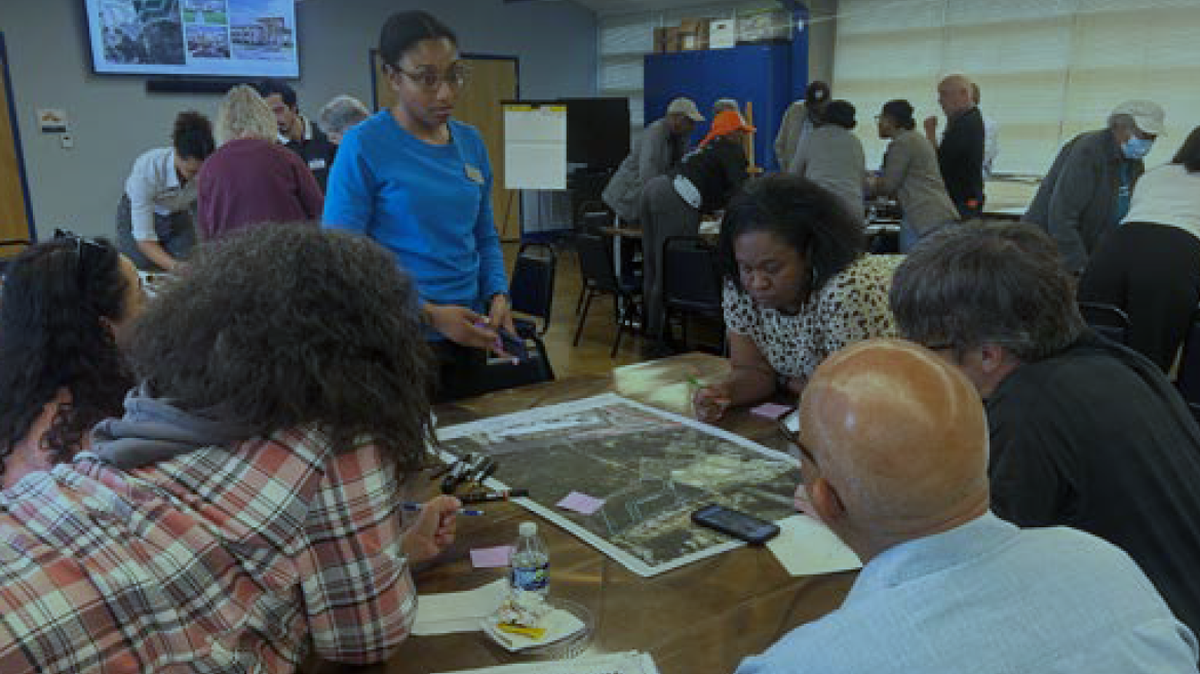 Forty-eight residents of Pottstown in Huntersville offered input for the Pottstown Community Preservation Plan, including at this April 2 community meeting.