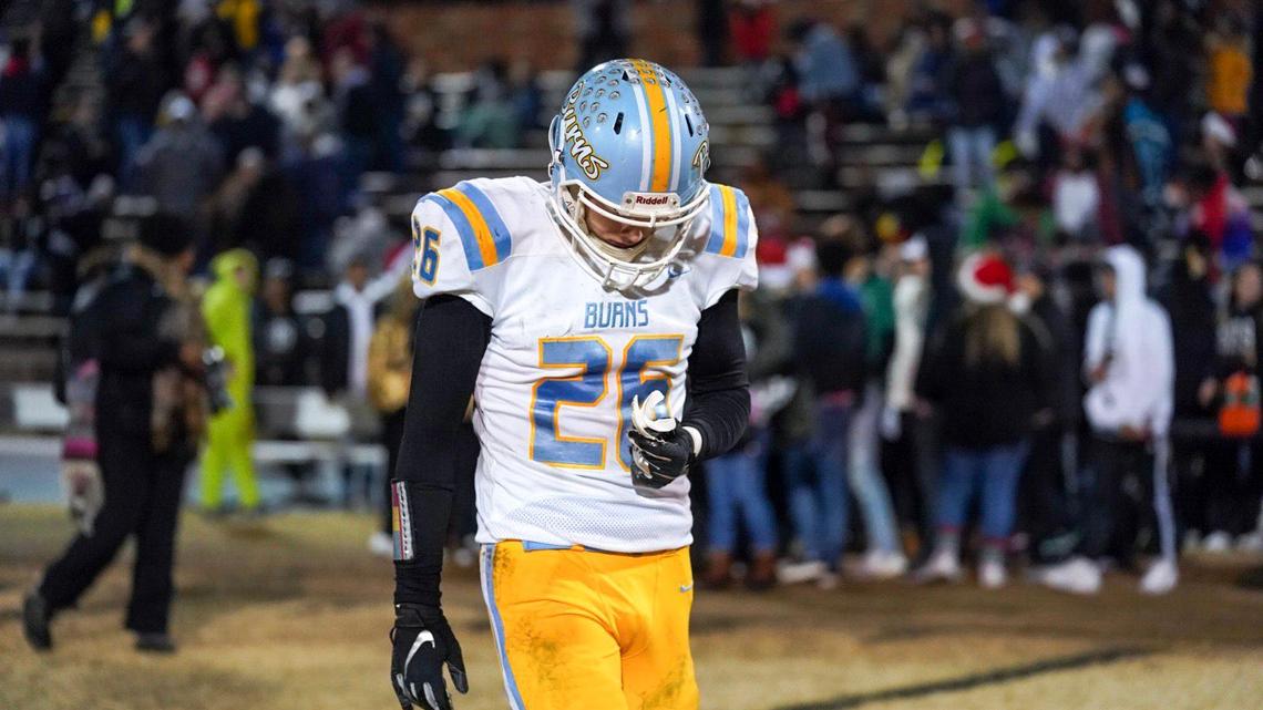 Burns Silas Tate and his team fell to Shelby in the NC 2AA state semifinals Friday