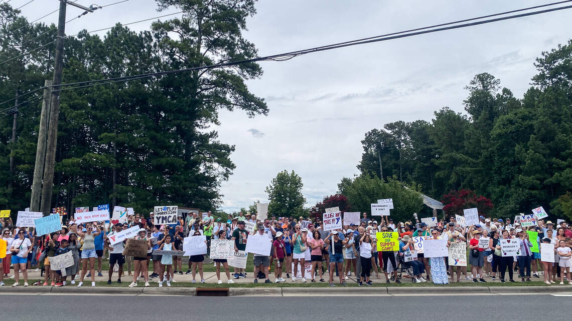 Hundreds protest Ballantyne YMCA sale. Charlotte nonprofit says it’s not budging