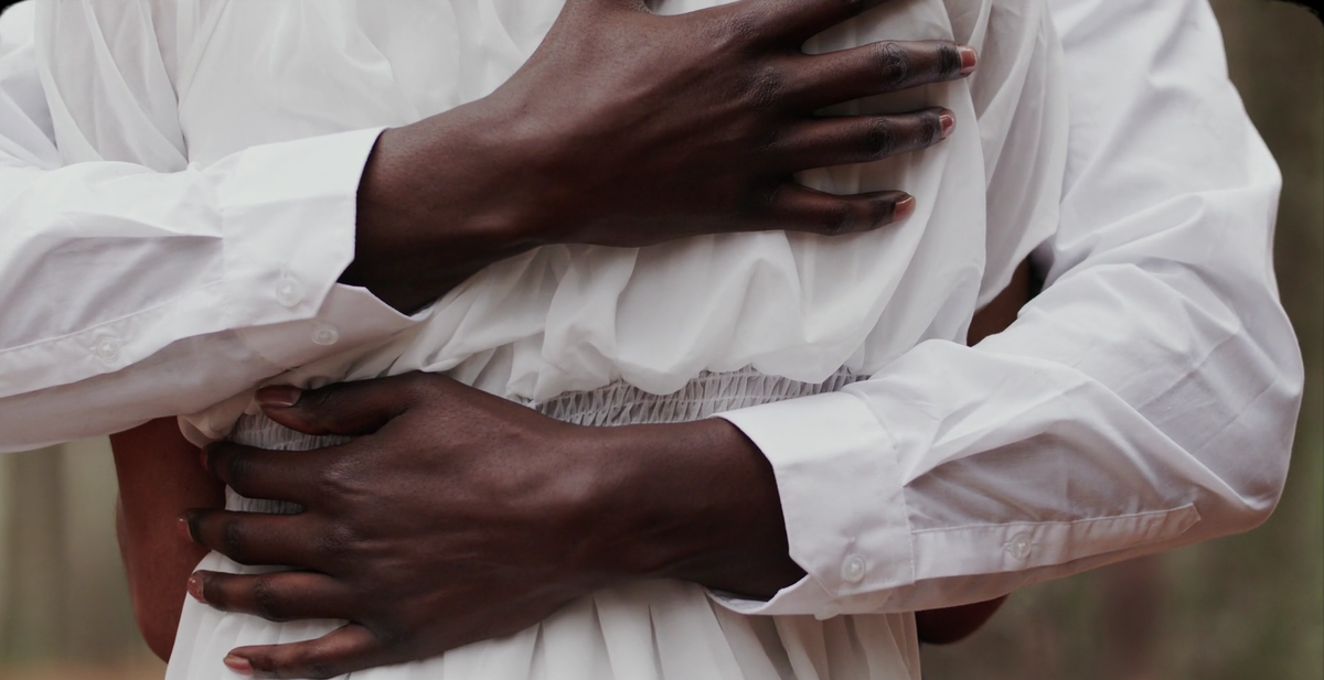 A still frame from the film “It Happened Here” produced by Loyd Visuals for the Charlotte-Mecklenburg Remembrance Project. The shot depicts lynching victim Willie McDaniel and his wife, Sallie.