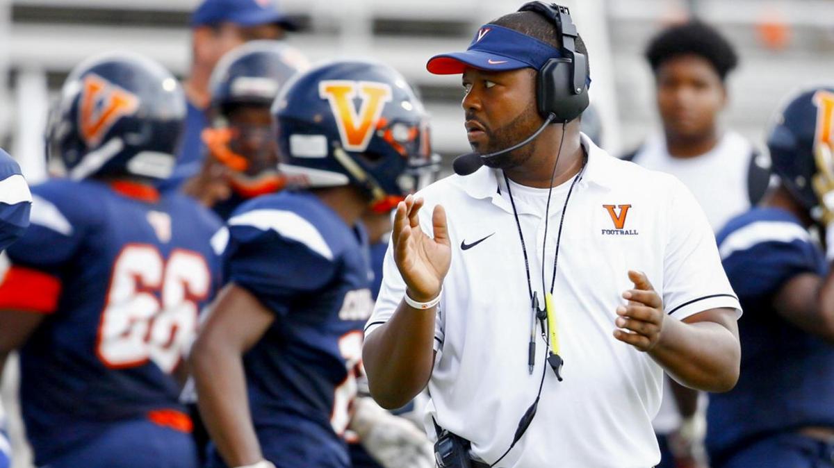 Vance High football coach Aaron Brand thinks his team still has a shot to win the I-MECK 4A conference title, but either way, his mind is focused on bigger goals, like winning a first state title