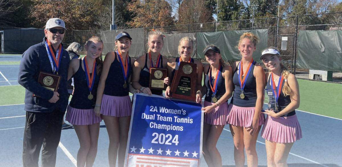 Pine Lake Prep’s tennis team won the NCHSAA 4A state championship Saturday