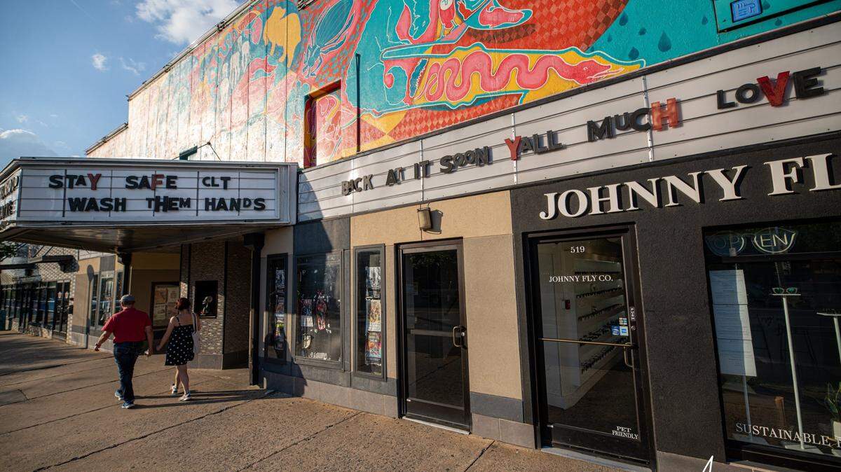Neighborhood Theatre in NoDa is struggling to survive during the COVID-19 pandemic.