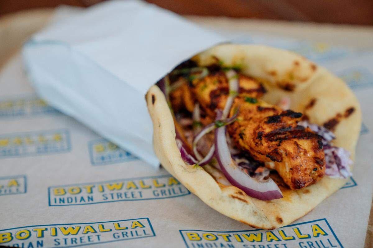 Chicken Tikka Roll at Botiwalla
