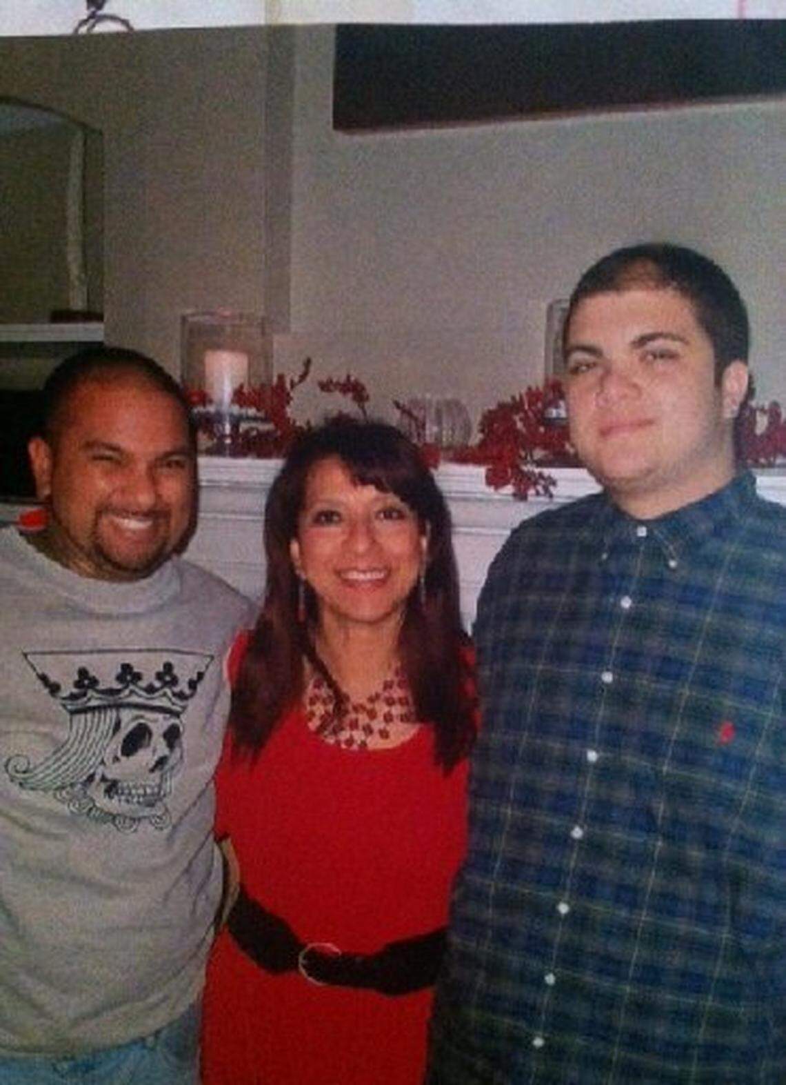 “The story about my son’s murder needs to stay in the minds of our community,” Carolyn Averill told The Charlotte Observer in 2017 about the unsolved 2014 killing of her son Peter Jordan, shown to her left in this photo.