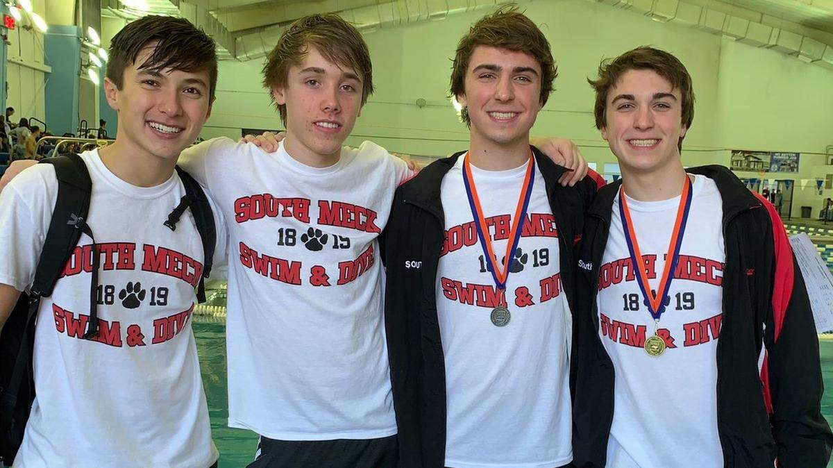 South Meck’s boys swim team won a regional championship Saturday