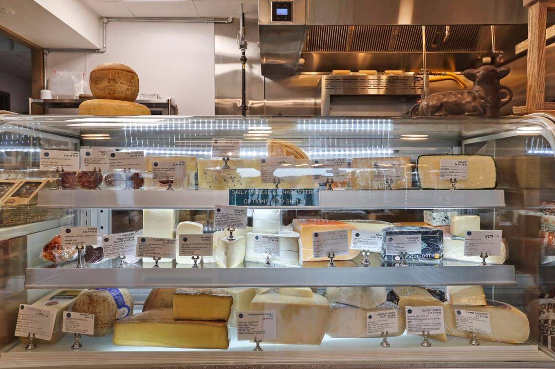 The cheese case at The Culture Shop looks like it’s been plucked straight out of a dream.