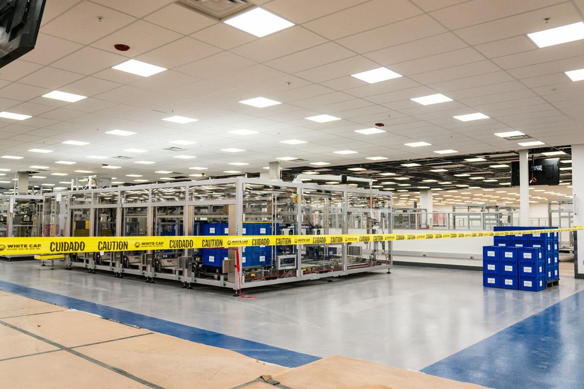 An inside view of the new Eli Lily Pharma manufacturing in Concord on Friday, June 14, 2024.