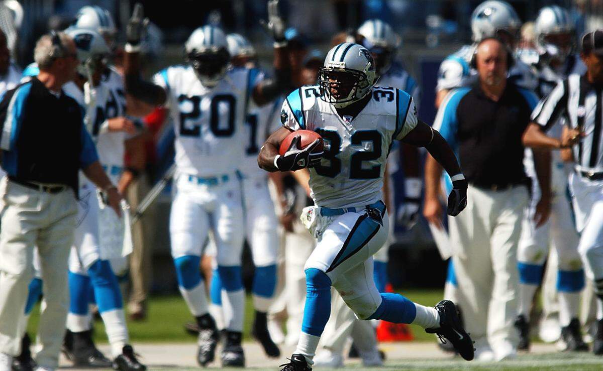 Rod Smart’s lone touchdown for the Carolina Panthers came in a win against the New Orleans Saints in 2003 on a 100-yard kickoff return.