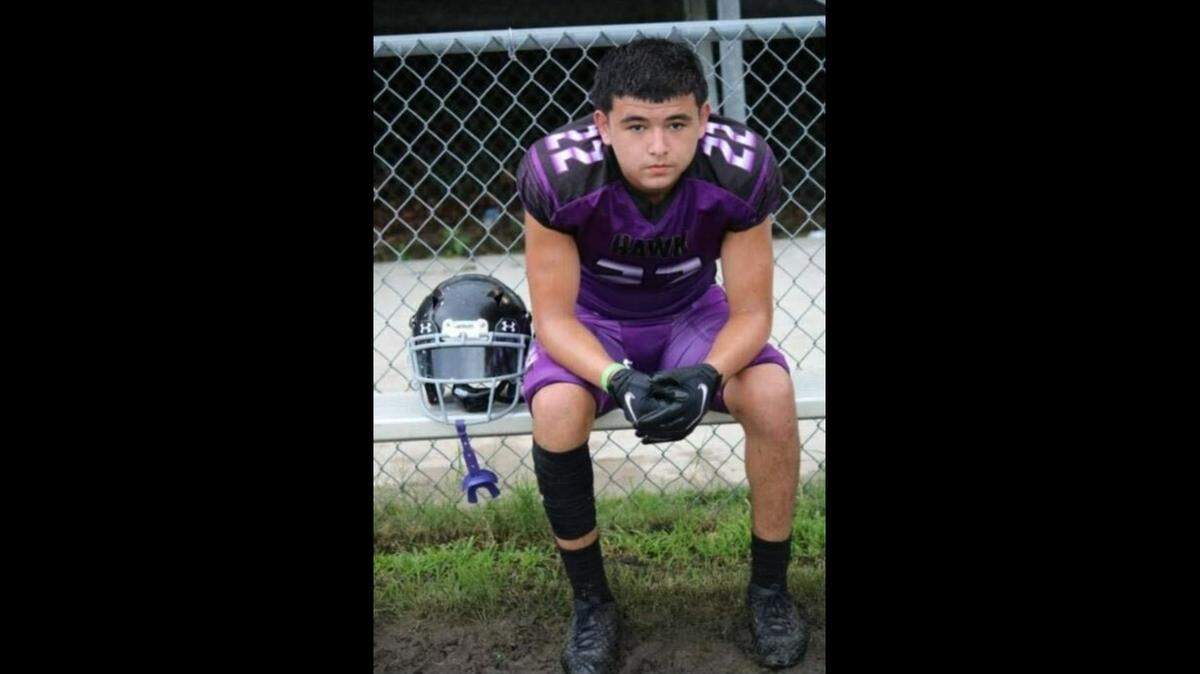 John Daniel Morales played football for an anti-violence group in Charlotte and at North Mecklenburg High School,