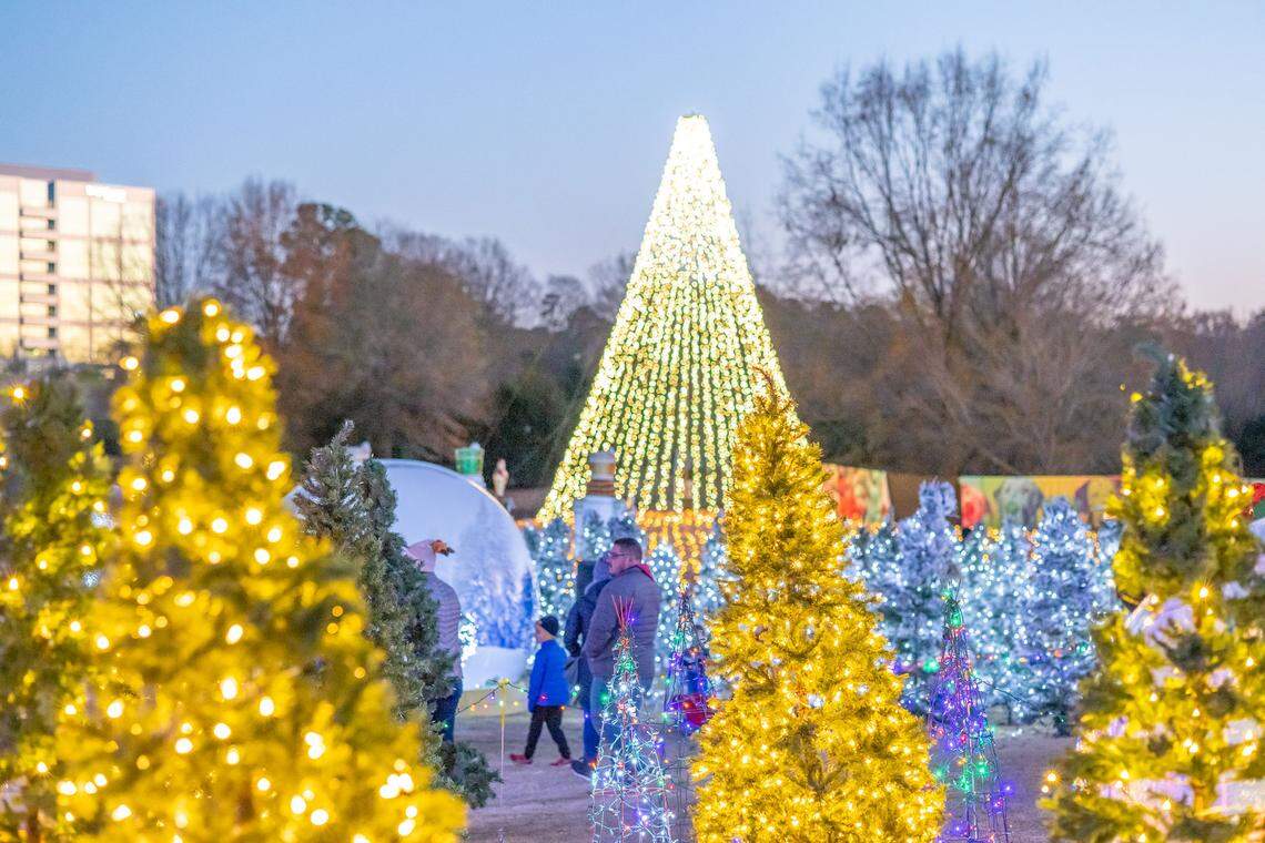 The Carolina Holiday Light Spectacular is open nightly Dec. 5-29.