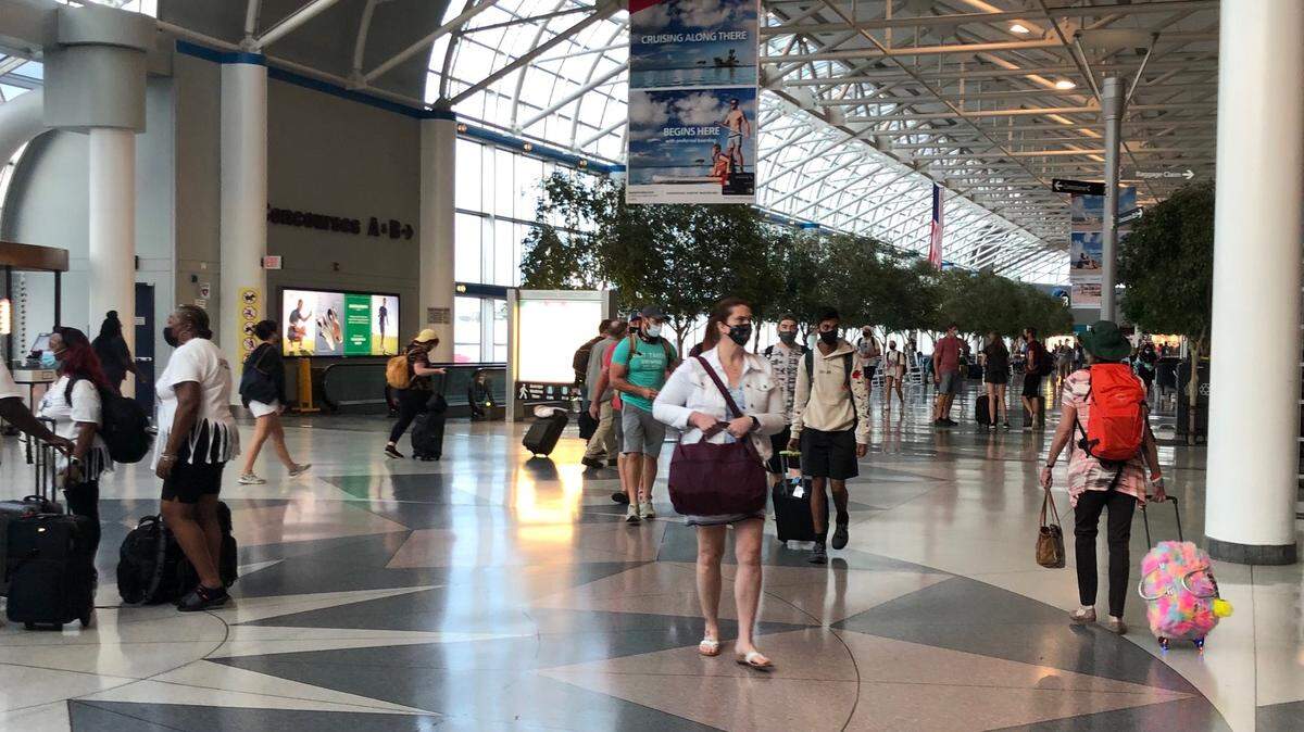 More than 2.11 million people boarded planes at Charlotte’s airport in June, an increase from 783,600 people compared to June 2020. 