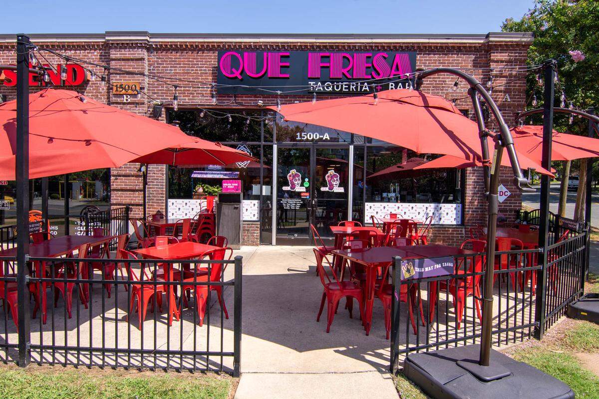 Que Fresa on Morehead Street.