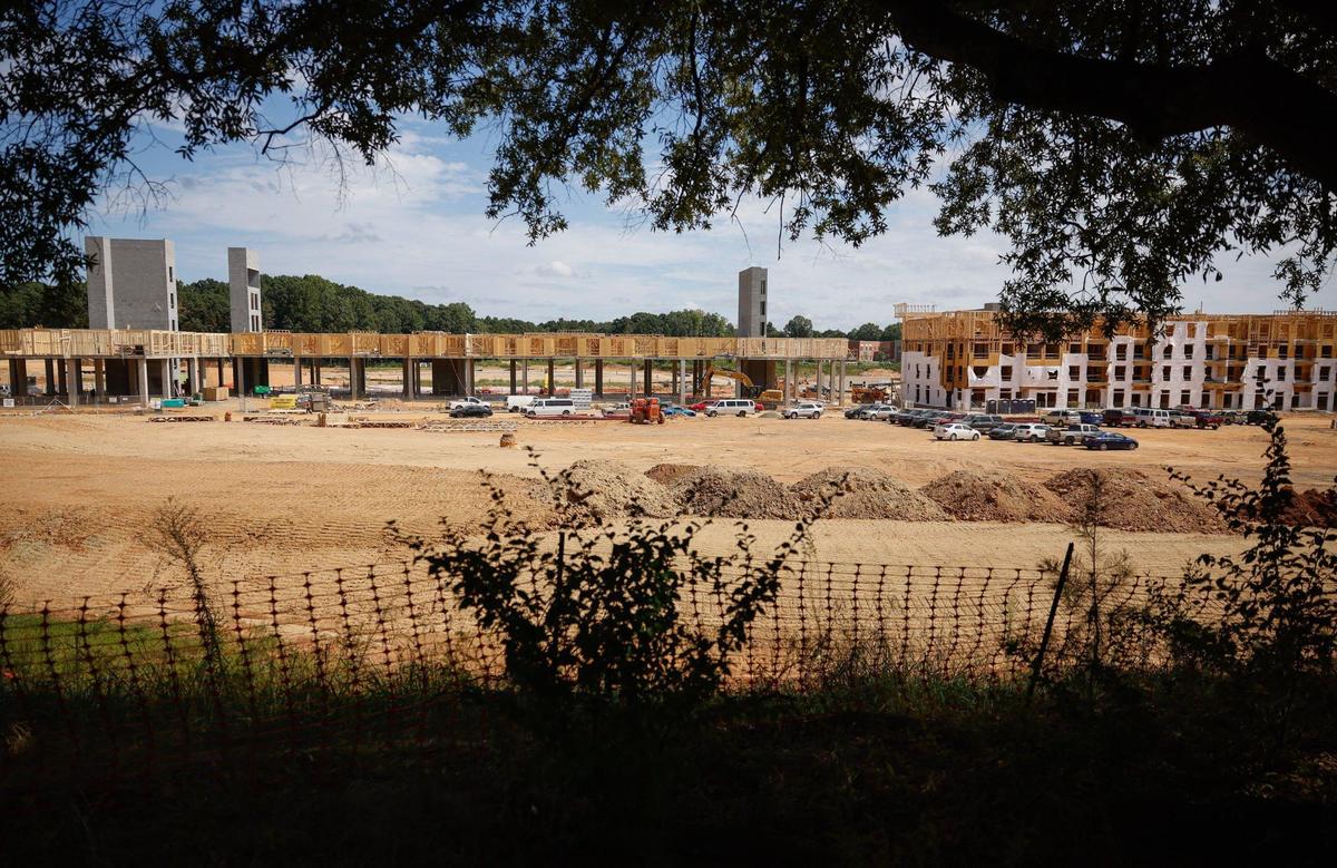 Development at Eastland Yards on Central Avenue in Charlotte, NC on Thursday, September 5, 2024.