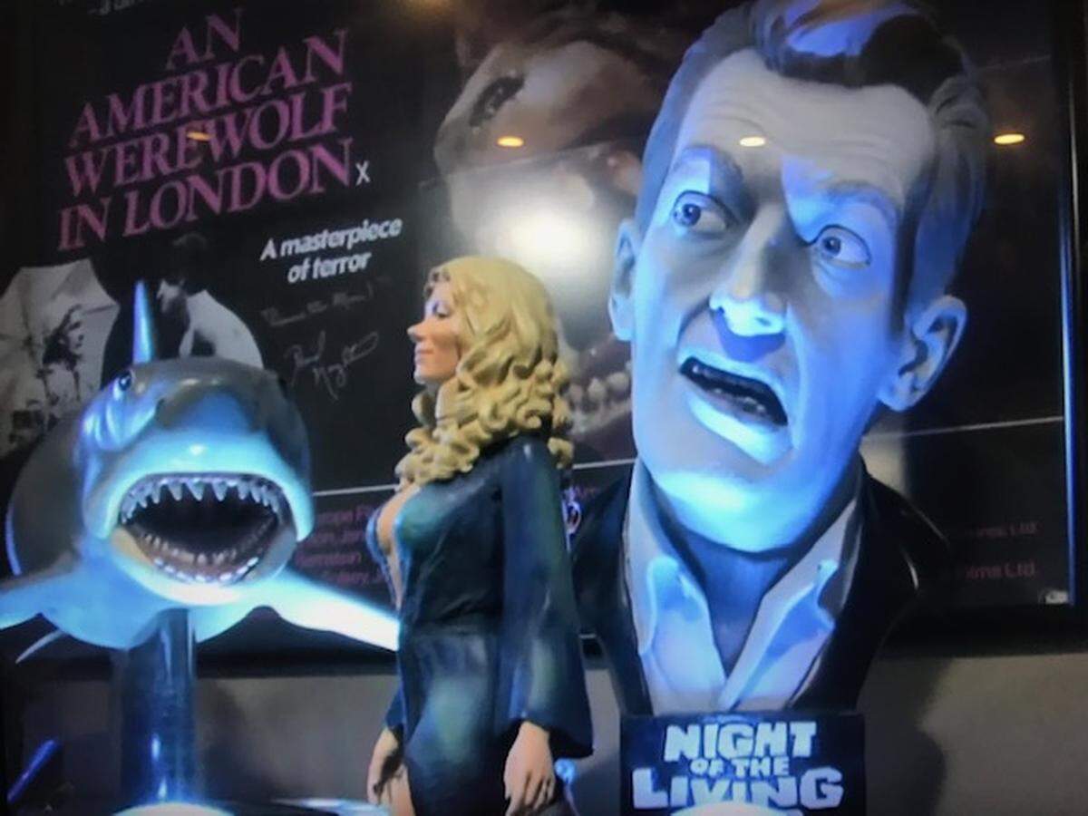 These “Jaws and “Night of the Living Dead” busts were among hundreds of horror movie and other collectibles stolen from a South Charlotte storage unit rented by WWE referee Charles Robinson