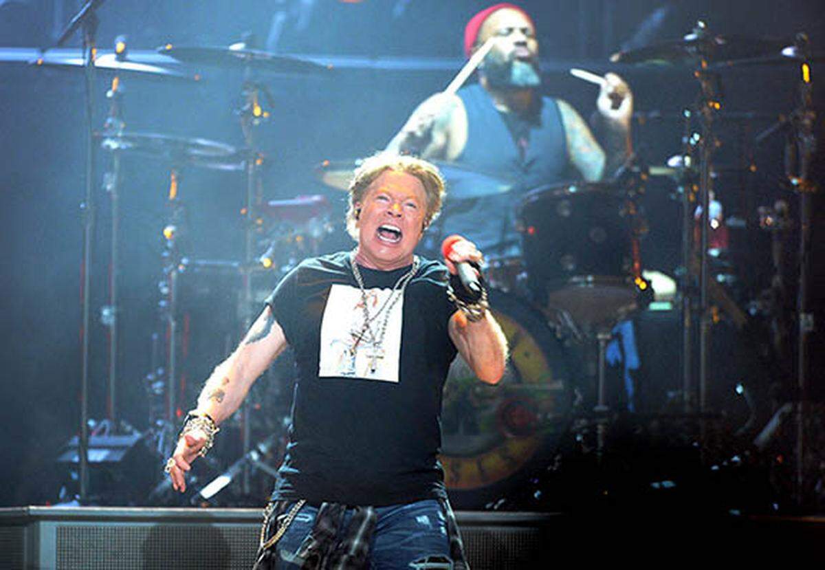 Axl Rose of Guns N’ Roses performs during the “Not in This Lifetime Tour” at Spectrum Center in Charlotte, NC on Wednesday, September 25, 2019.