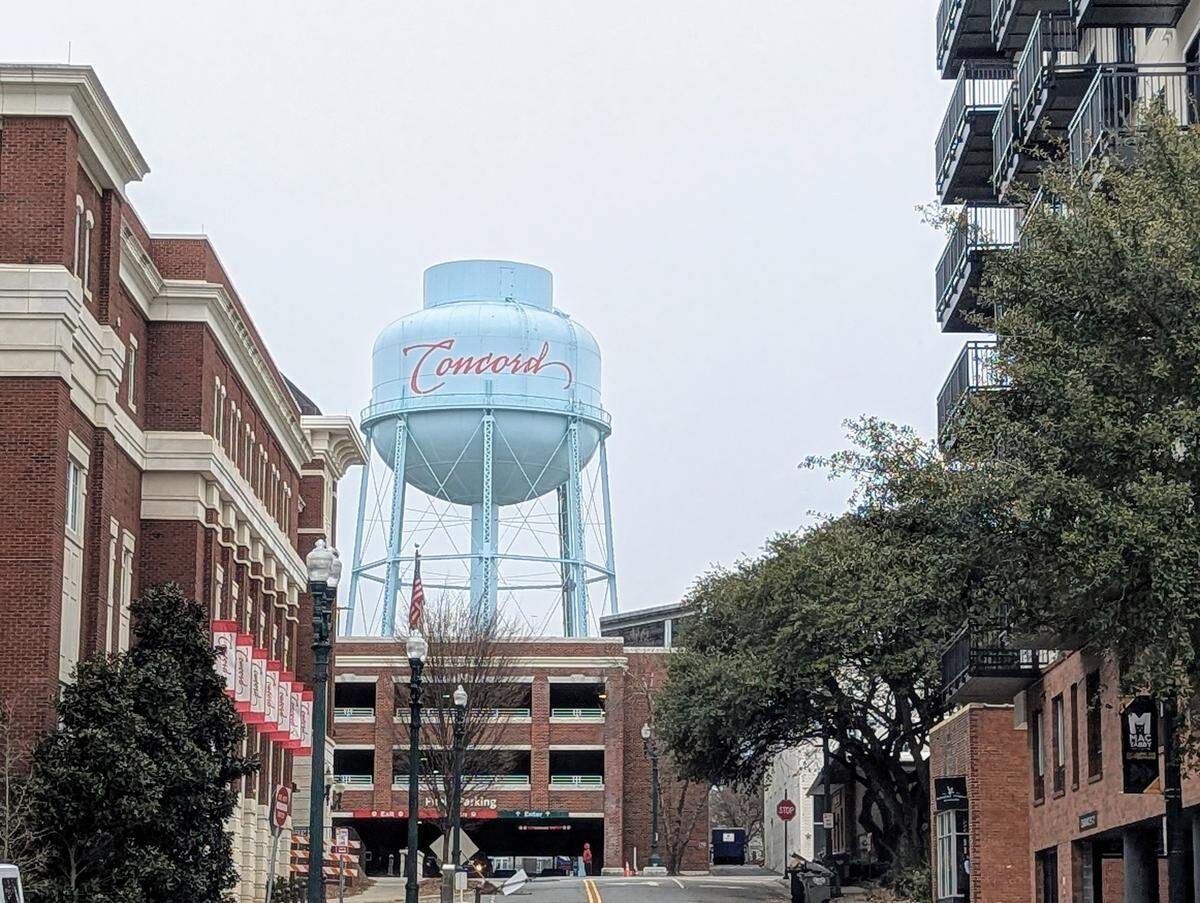 Concord has grown significantly as people have moved to the Charlotte area.