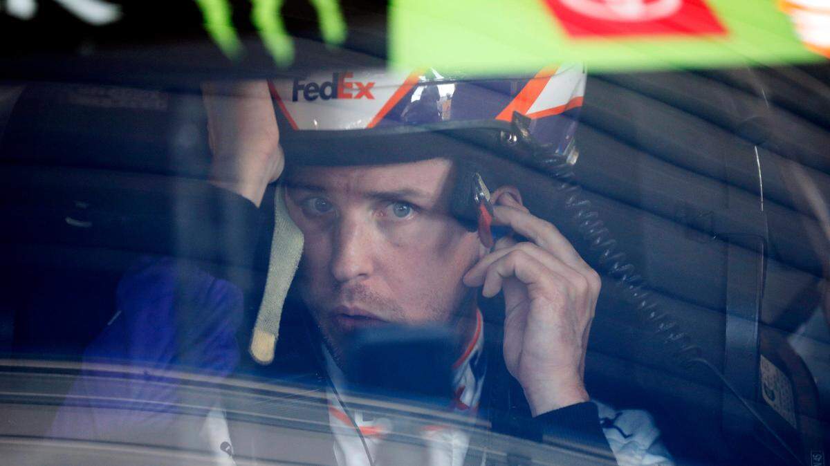 Denny Hamlin won last week’s NASCAR Cup Series race at Kansas Speedway.