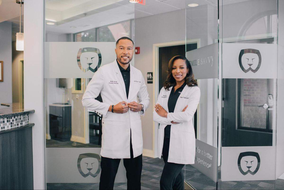 Dr. Drew Lyons and Dr. Joya Lyons own Smile Savvy Cosmetic Dentistry.