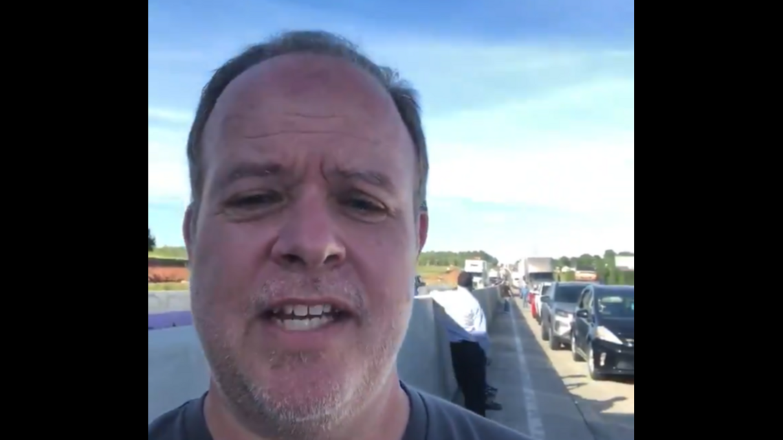 ‘Tired, stressed and hungry’: How NC man, others spent 7 hours stuck on an interstate