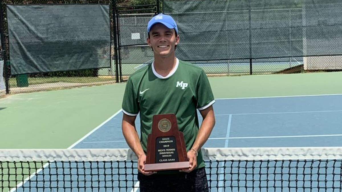 Myers Park’s Mark Dillon won the N.C. 4A state singles title