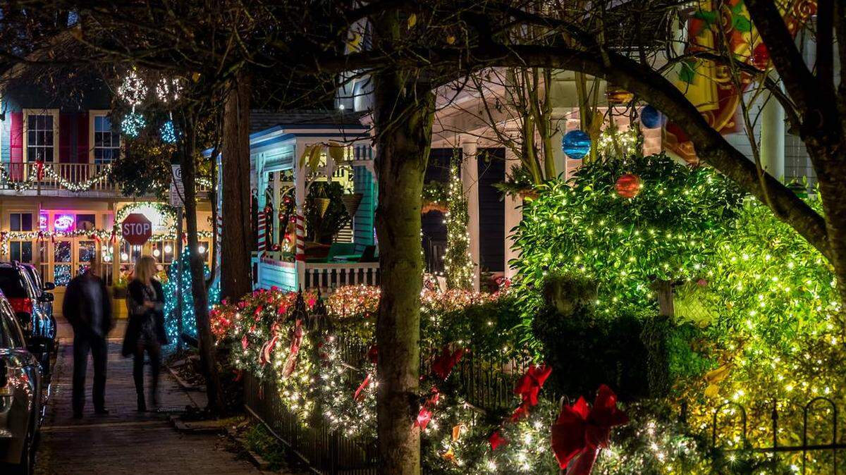 Check out the holiday lights around town, including in Fourth Ward.