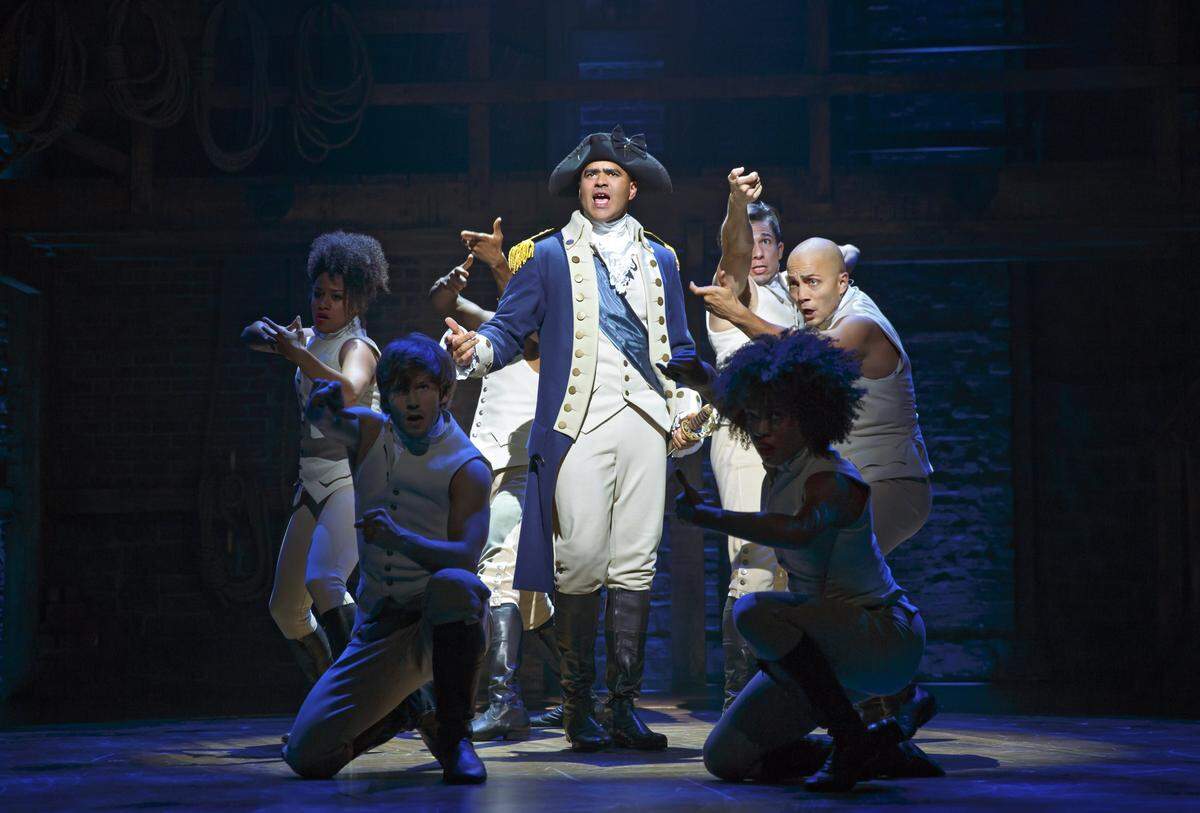 Christopher Jackson was nominated for a Tony Award as featured actor in a musical for playing George Washington in “Hamilton.”