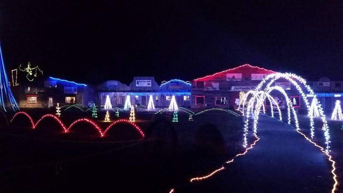 At Zootastic Park Christmas Wonderland of Lights, you can hop out of your car for treats or a photo with Santa.