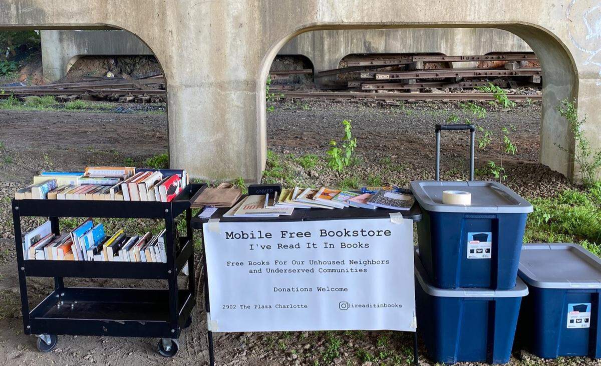 I’ve Read it In Books set up a mobile free bookstore for Charlotte’s underserved communities.