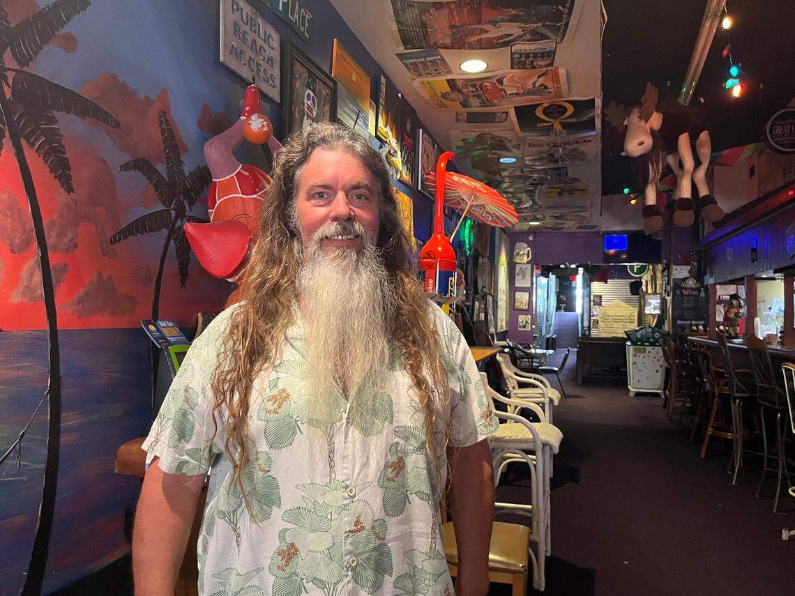 Robert Burrage has owned Lil’ Robert’s Place at 25 Union Street South in Concord for 14 years.