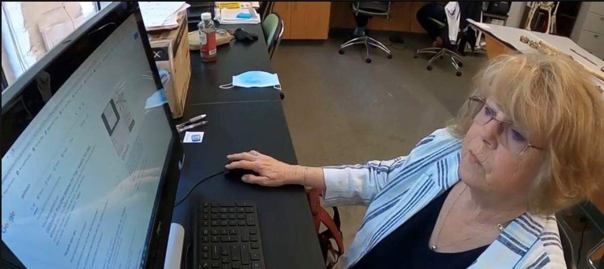 Leslie Kaufman, a forensic genealogist, working on a case for the North Carolina Unidentified Project. She helped identify Napoleon McNeil, a 45-year-old man from Raleigh whose remains were found in Charlotte in 2010.