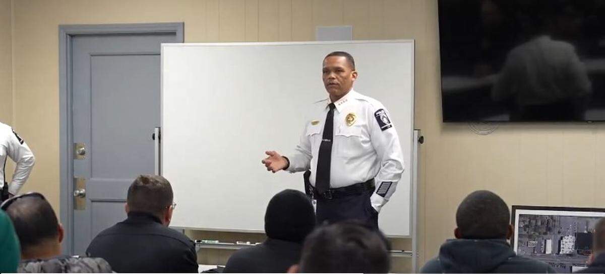 Charlotte-Mecklenburg Police Chief Johnny Jennings told the group of inauguration-bound officers that CMPD has built a solid reputation assisting other agencies at such events.