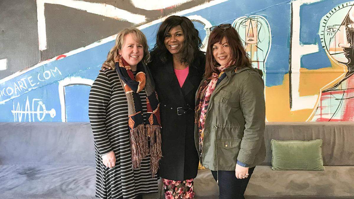 Rachel Sutherland, Ramona Holloway and Donna Scott.