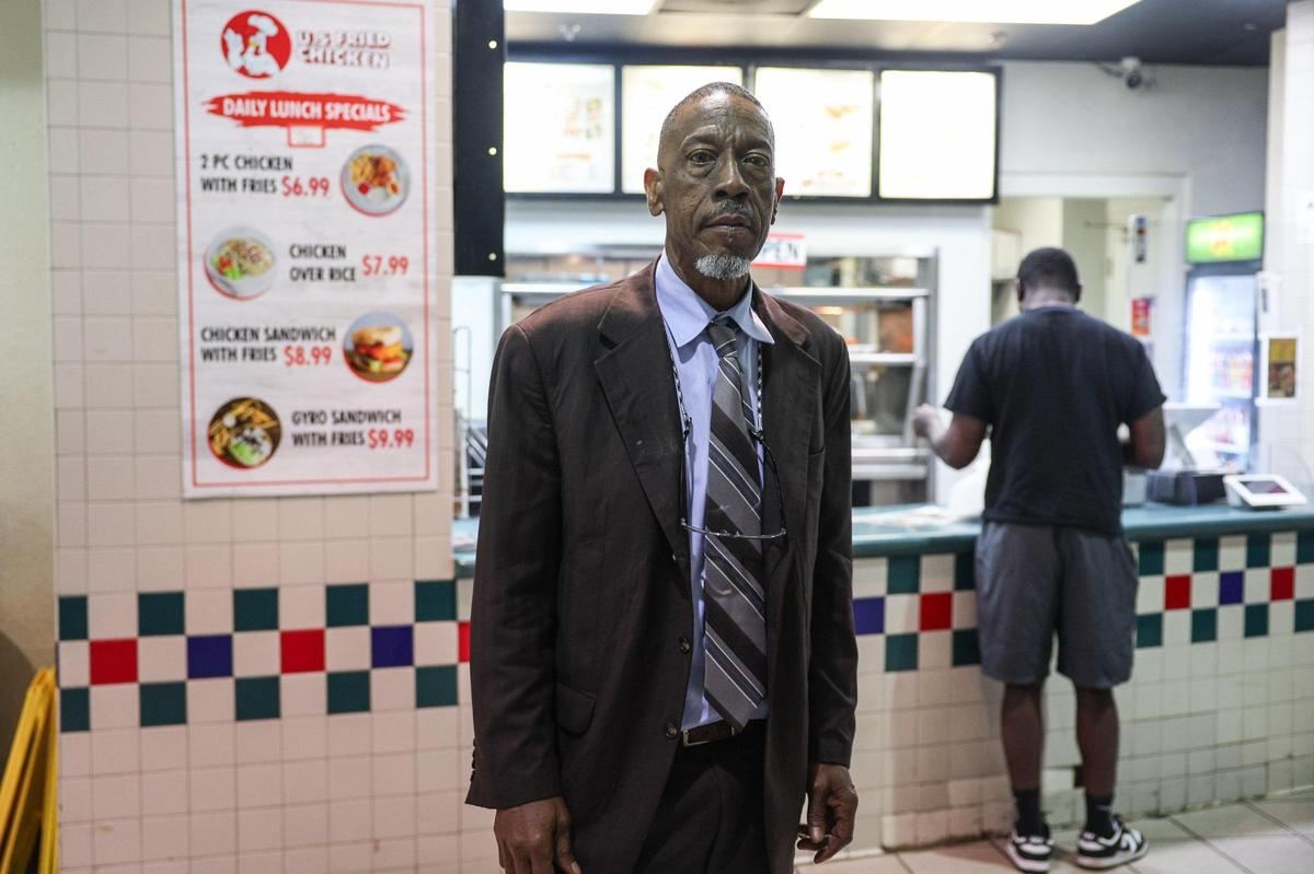 Dwight Little is a patron of the businesses located inside the transit center on Trade Street. CATS is going to close six businesses inside the Charlotte Transportation Center, citing safety.