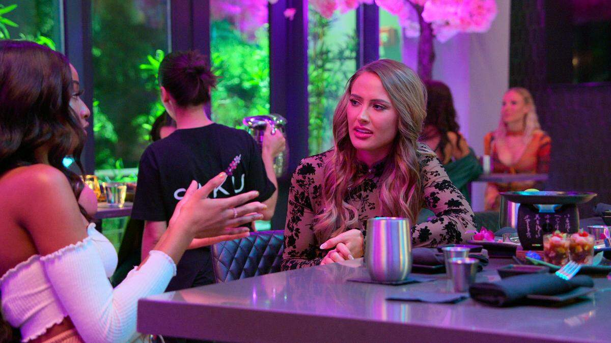 “The Ultimatum: Marry or Move On” cast members Jeriah Nelson and Ryann McCracken at Saku.