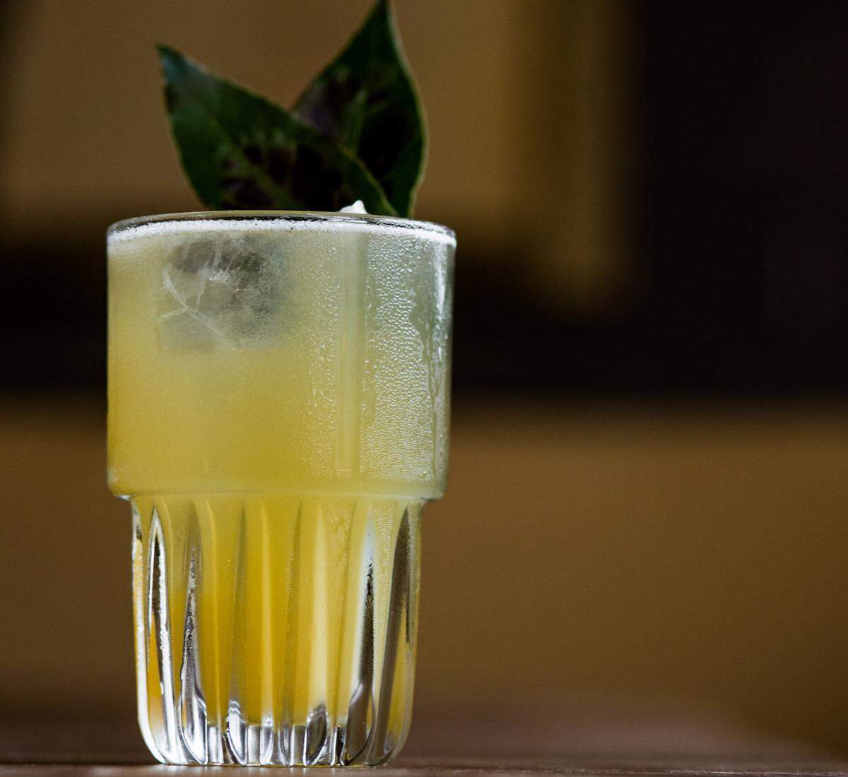 The Bees & Bays mocktail at Barcelona Wine Bar.